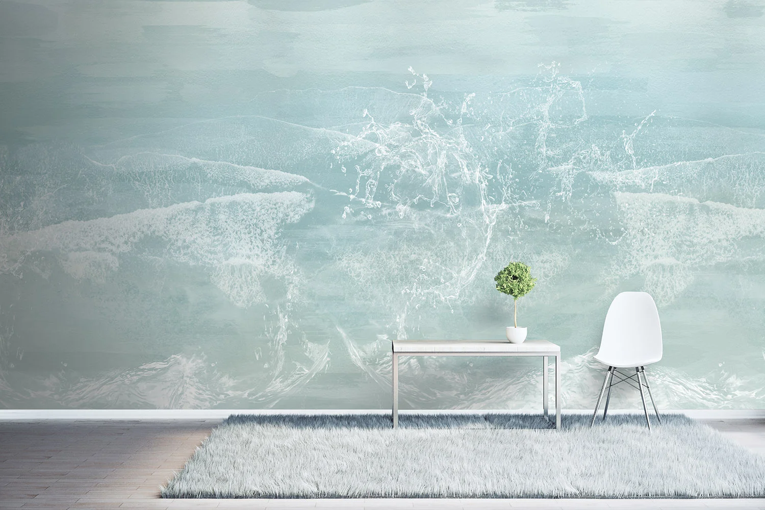 G1-21-03 Seafoam • Ice — Gravity Digital Walls